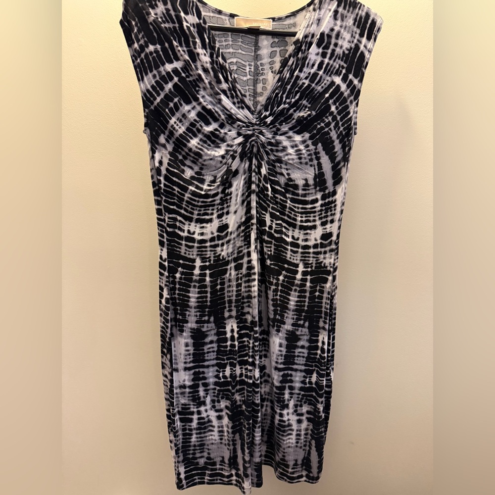 Michael Kors Monochrome Patterned Dress